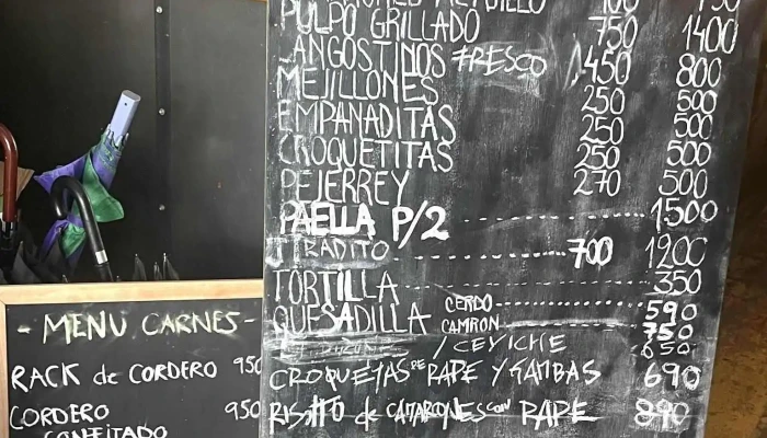 El Otro Es Mercat:  Menu - Bar de tapas