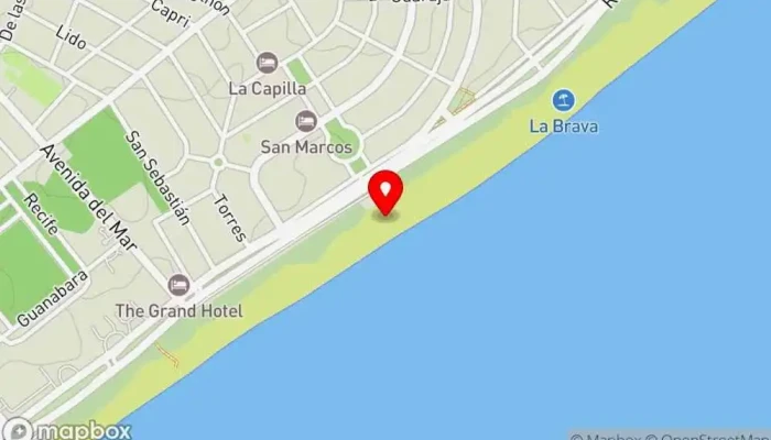 mapa de El parador 12 Bar en Punta del Este