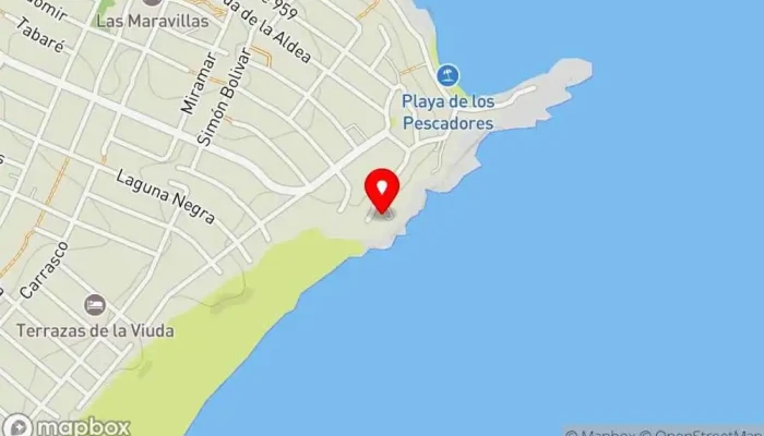 mapa de El Peor Pub Pub en Punta del Diablo