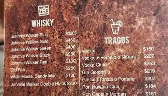 El Portal De Talice Menu