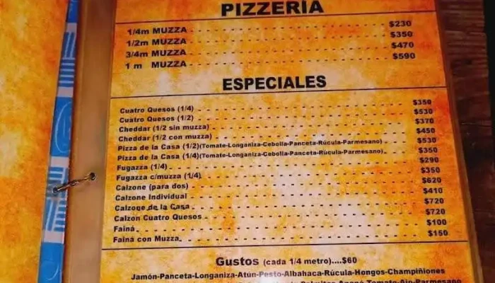 El Reencuentro Resto Pub:  Menu