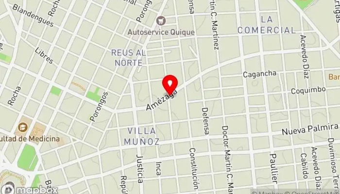 mapa de El Rey del Sabor Restaurante en Montevideo