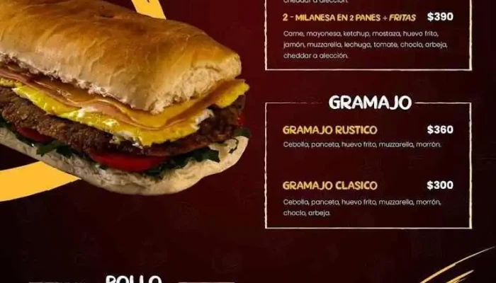 El Rincon Gourmet Menu