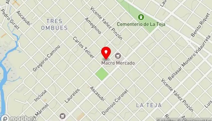 mapa de El Sabrosito Restaurante de brunch en Montevideo