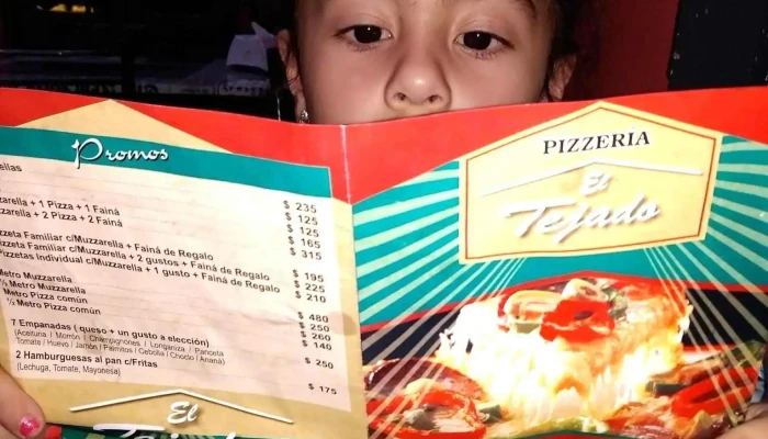 El Tejado -  Menu - Pizzería