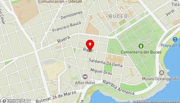 mapa de El Tío Bistró Restaurante uruguayo, Restaurante en Montevideo