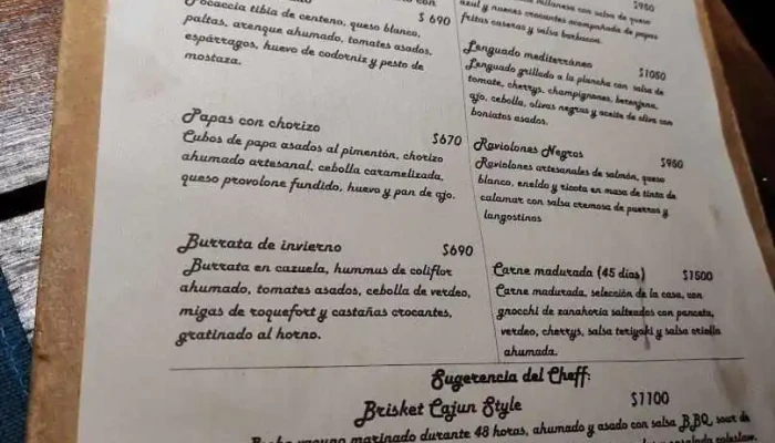 El Tio Bistro Menu - Restaurante uruguayo