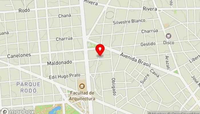 mapa de El tio Hugo Panadería en Montevideo