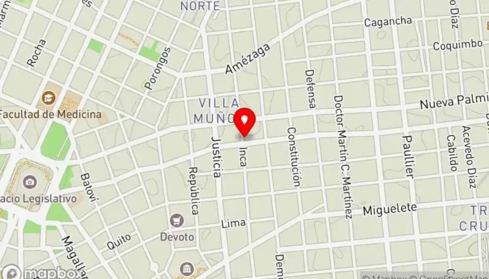 mapa de El Viejo Buzón Restaurante en Montevideo