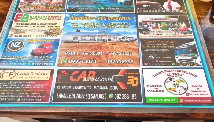 El Viejo Rancho:  Menu