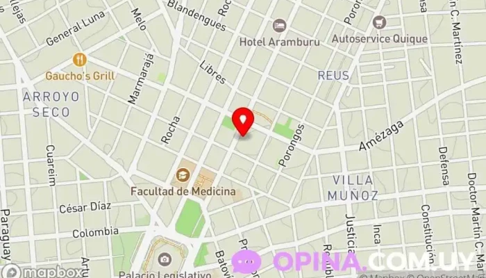 mapa de El Virrey Libros Librería en Montevideo