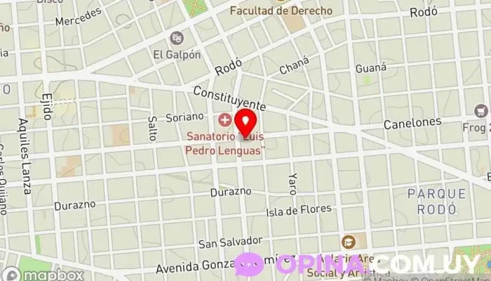 mapa de El Yelmo de Mambrino Librería en Montevideo