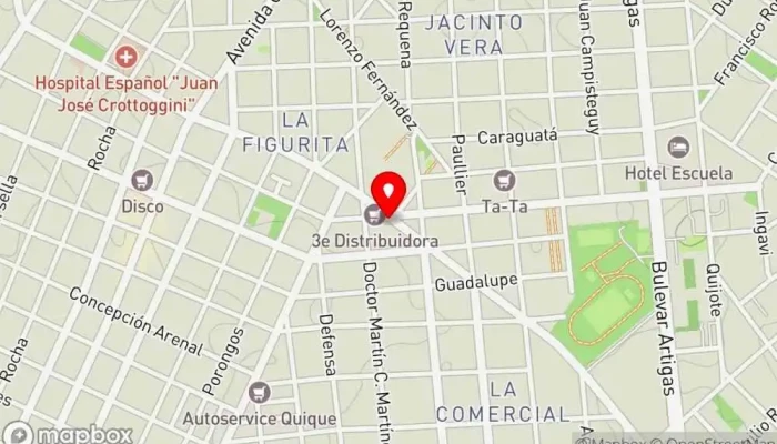 mapa de Élite Tu Casita de Té Salón de té en Montevideo