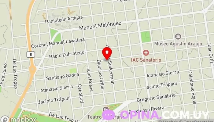 mapa de Elo Edificio de apartamentos en Treinta y Tres