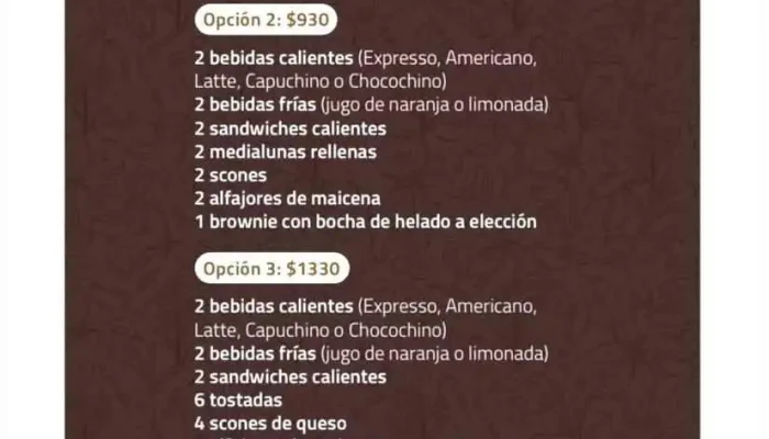 Emeth Cafe Menu - Cafetería