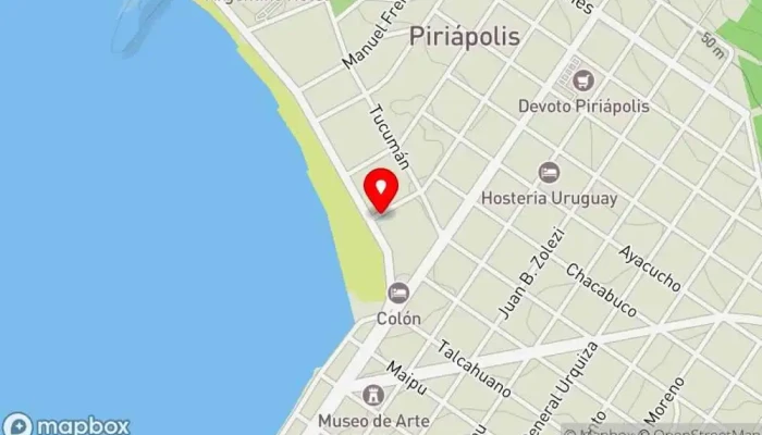 mapa de Empanadas Tu Deleite Restaurante en Piriápolis