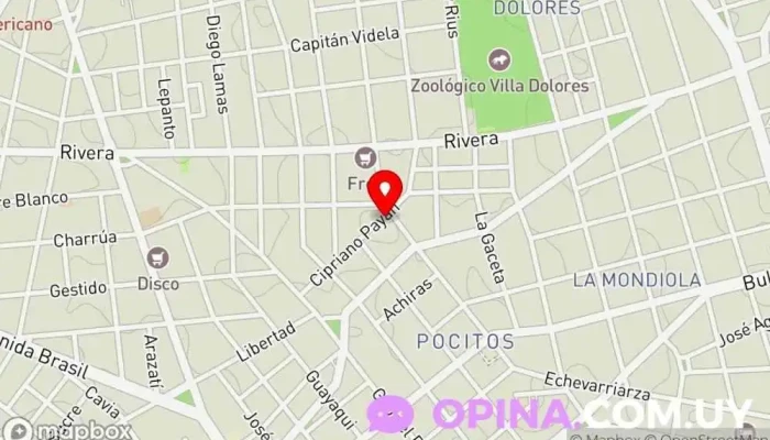 mapa de ESCOOL.UY Papelería, Oficinas de empresa en Montevideo