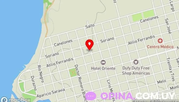 mapa de Escribana Maria Agencia inmobiliaria en Bella Unión