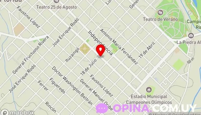 mapa de Escritorio Arrospide Consultor inmobiliario, Asesor, Vaquería, Rancho ganadero en Florida