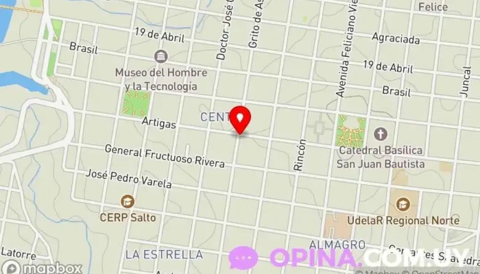 mapa de Escuela 1 Escuela en Salto