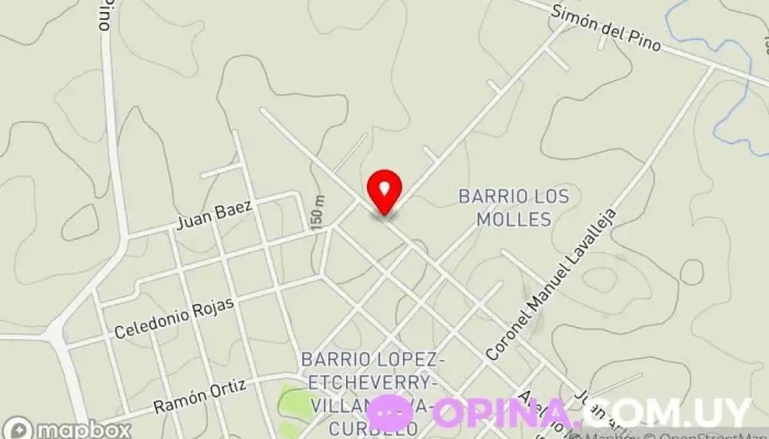 mapa de Escuela 124 Tiempo Completo o Tacuarembó Escuela en Echeverry