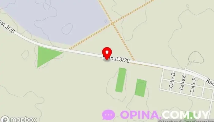 mapa de Escuela 15 Escuela en Tomas Gomensoro