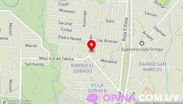 mapa de Escuela 278 Tiempo Completo Escuela en 18 de Mayo