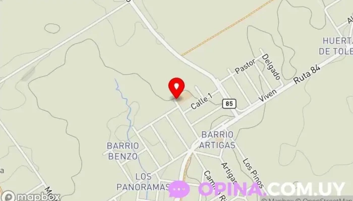 mapa de Escuela 291 Escuela en Casarino