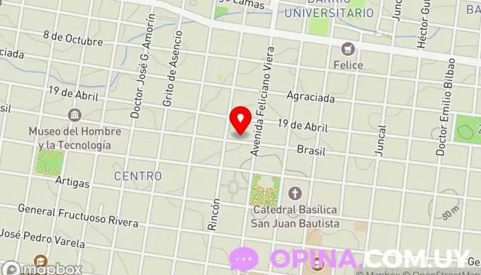 mapa de Escuela 3 Jose Pedro Varela Escuela en Salto