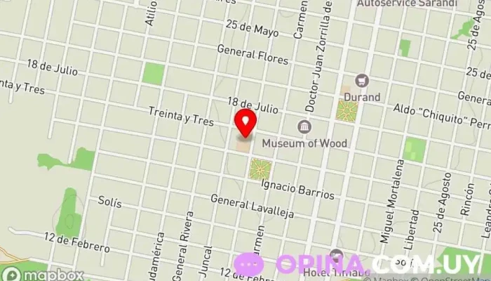 mapa de Escuela 5 Escuela primaria en Carmelo