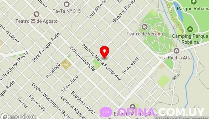 mapa de Escuela 61 Escuela en Rivera