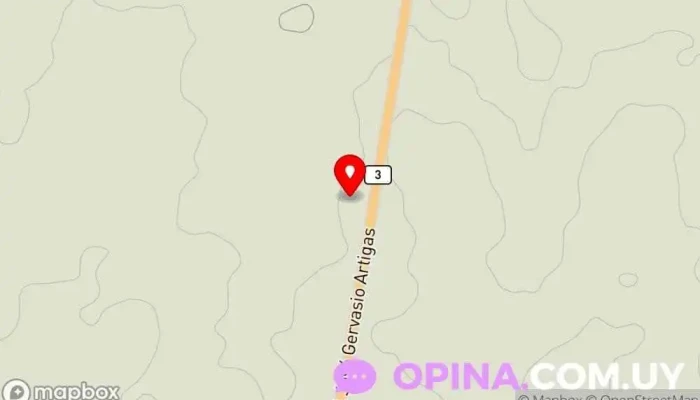 mapa de Escuela 70 Escuela en Departamento de Paysandú