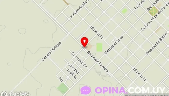 mapa de Escuela 74 Escuela en Sarandí del Yí