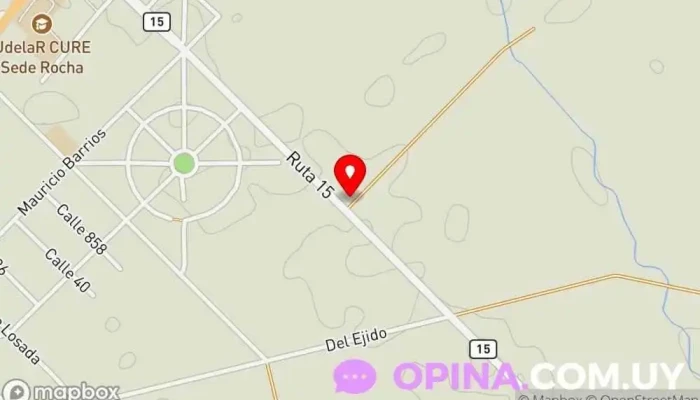 mapa de Escuela Agraria 