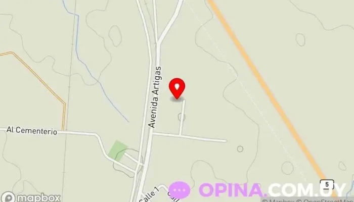 mapa de Escuela Agraria 