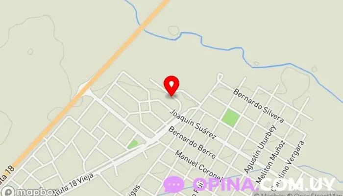 mapa de Escuela Agraria Vergara (UTU) Escuela en Vergara