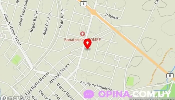 mapa de Escuela Clemente Estable  en Florida