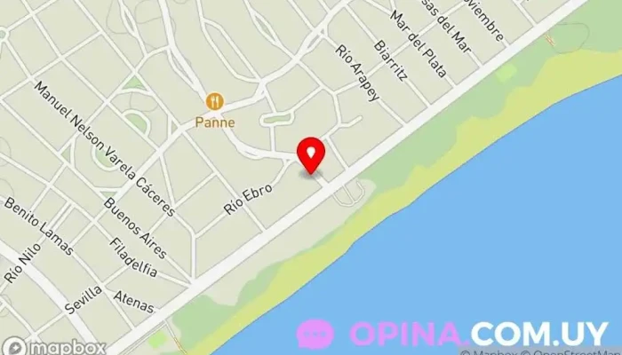 mapa de Escuela de artes de la costa Centro educativo en Ciudad de la Costa