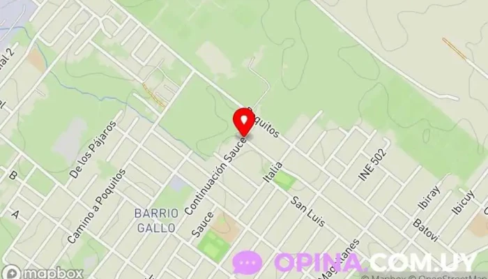 mapa de Escuela de Baile y Gimnasio A tu Ritmo Gimnasio en Las Piedras