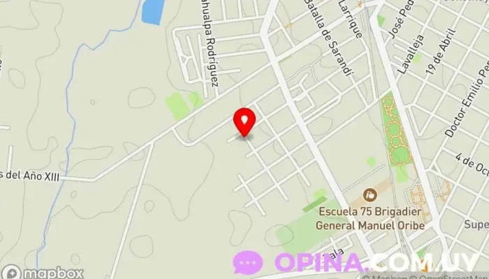 mapa de Escuela de conducción DURAZNO Autoescuela en Durazno