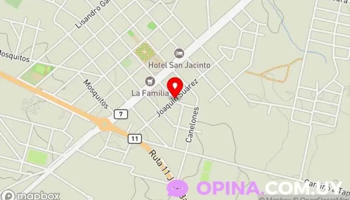 mapa de Escuela de conductores EyC Institución educativa en San Jacinto