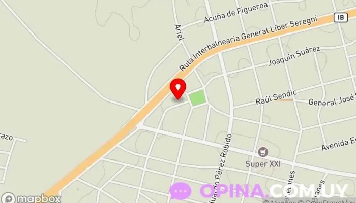 mapa de Escuela de danza BZM Academia de baile, Escuela de ballet, Sala de baile, Centro de pilates, Clases de salsa en Ciudad de la Costa