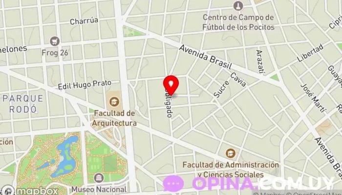 mapa de Escuela de Dibujo y Manga - ALBA ACADEMIA DE DIBUJO Escuela de arte en Montevideo