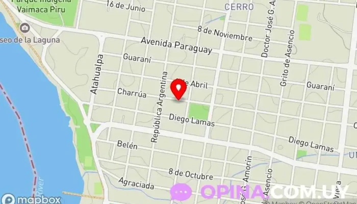 mapa de Escuela de Educación Artística 