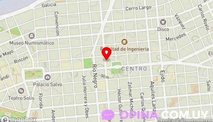 mapa de Escuela de Enfermería Montevideo Escuela de enfermería, Escuela en Montevideo