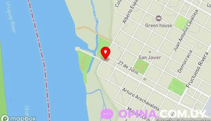 mapa de Escuela de kayak Atracción turística en San Javier