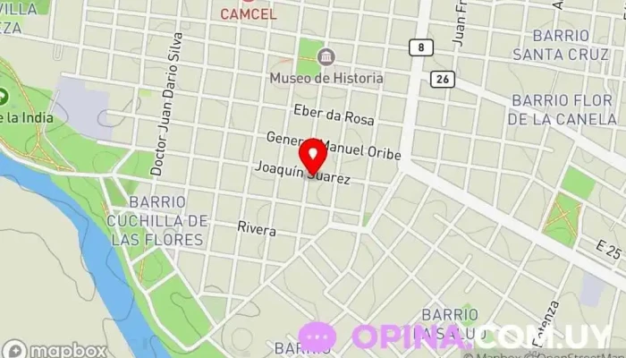 mapa de Escuela de Música N°131 