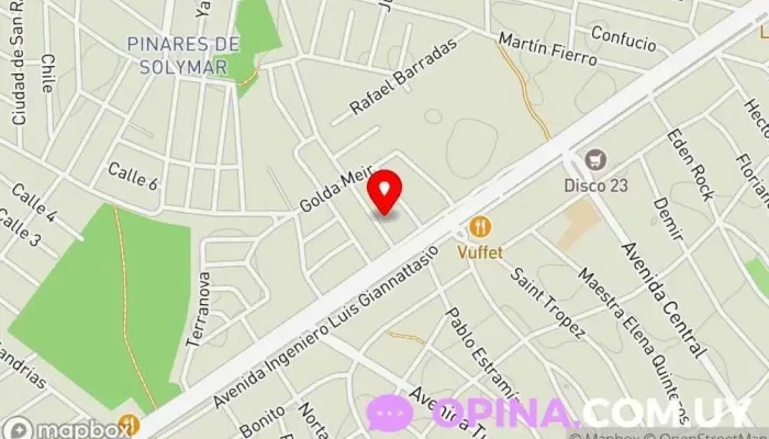 mapa de Escuela de Música Sol Mayor Escuela en Ciudad de la Costa