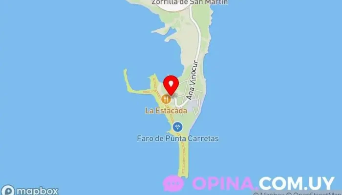 mapa de Escuela de Remo de Punta Carretas Club de remo, Escuela deportiva en Montevideo