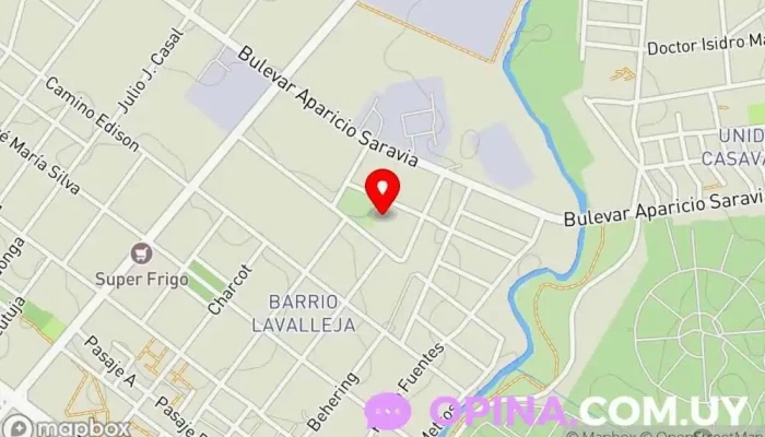 mapa de Escuela de TiempoCompleto Nº 92 Escuela en Montevideo